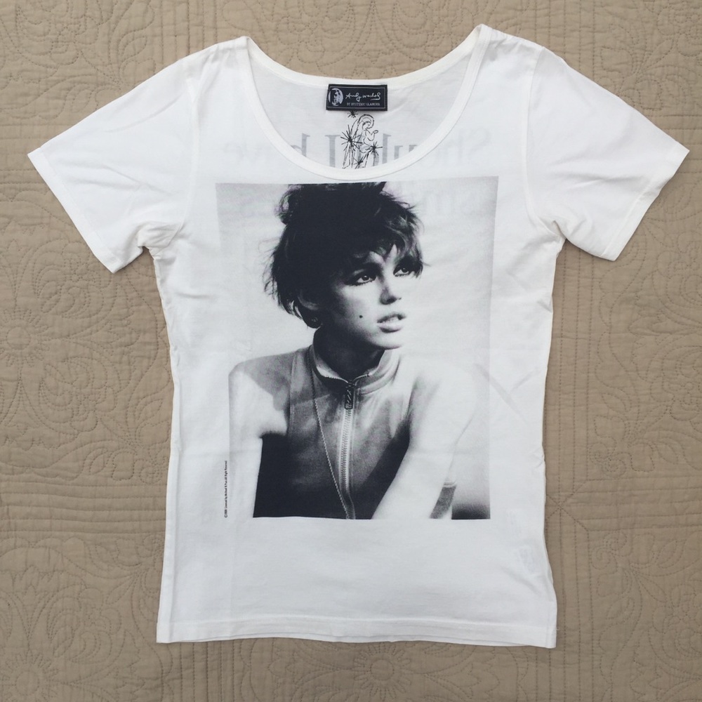 Hysteric Glamour x Andy Warhol, Edie Sedgwick Tee